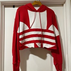 Adidas crop hoodie
